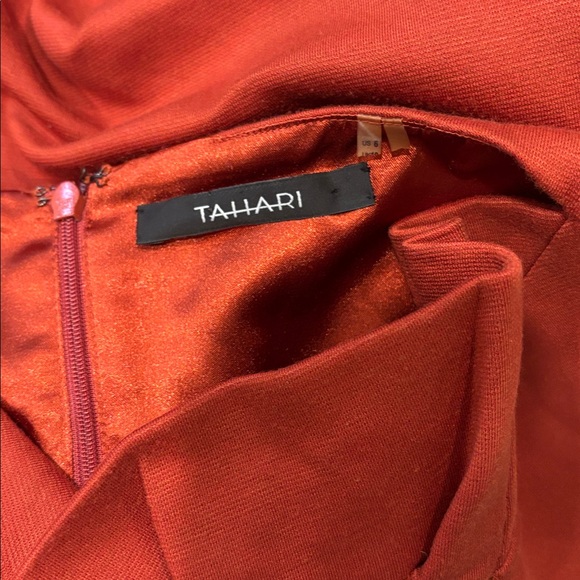 Ellie Tahari 80% wool burnt sienna dress vintage - Picture 7 of 7